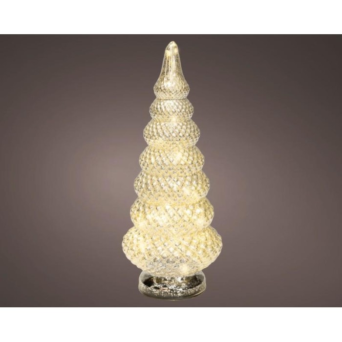 ALBERO VETRO MICROLED LUCE CALDA D.15 H.36.5